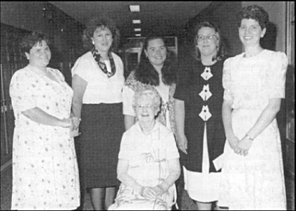 The first Frank and Frances Hilburt Scholarship recipients